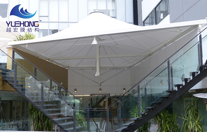 商場廊道膜結構遮陽棚